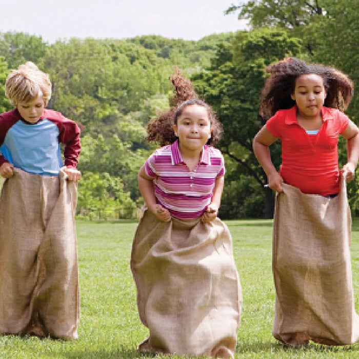 Yard Games Hessian Potato Sack Race Game for Kids - Set of 12 YG0778