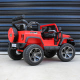 Kids Car Sales Big 2-Seat Beach-Cruiser 12v Kids Ride-On SUV w/ Remote - Red BJP012-RED