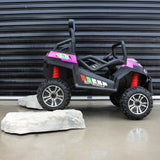 Kids Car Sales Big 2-Seat Trail-Cat 24v Kids Ride-On Buggy w/ Remote - Pink BJS2588-1-PIN