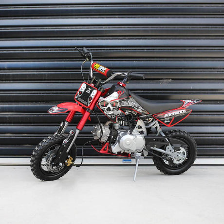 MJM MJM 50cc Petrol Powered 4-Stroke Kids Dirt Bike - Red MJM-50DB-RED