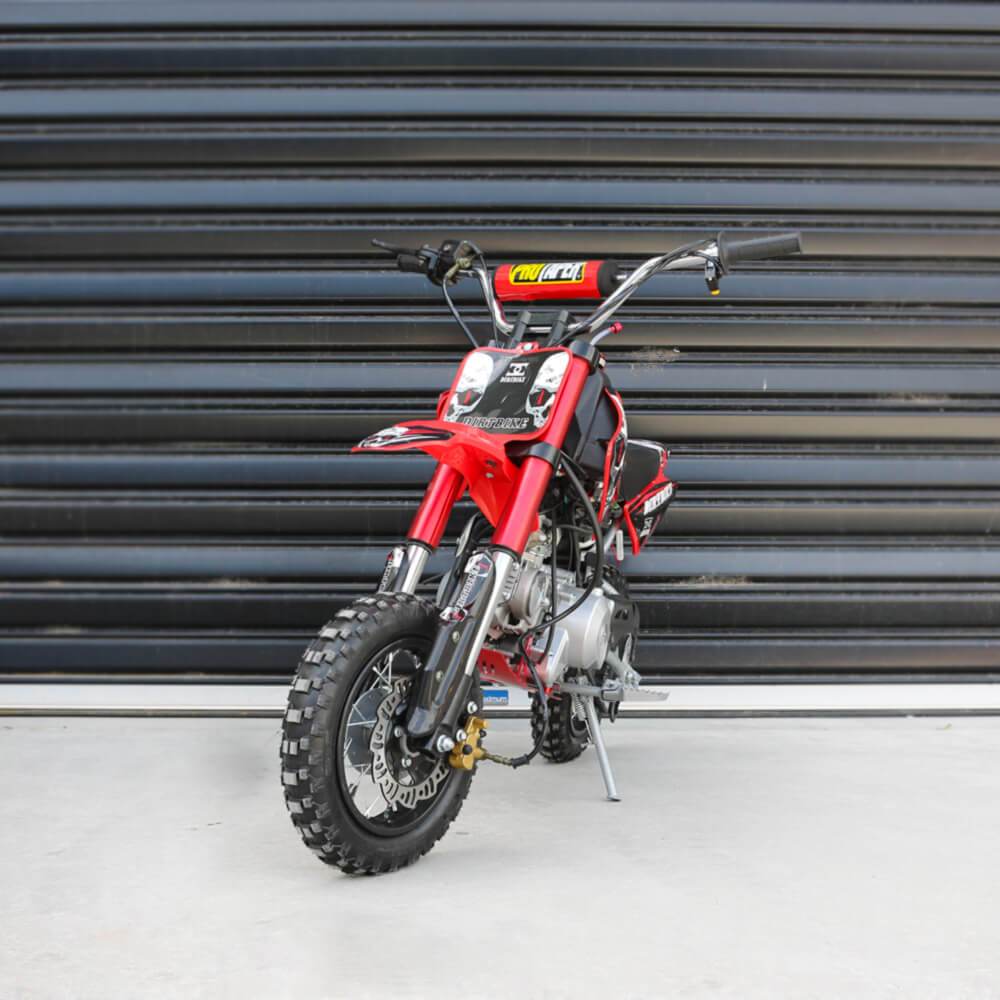 MJM MJM 50cc Petrol Powered 4-Stroke Kids Dirt Bike - Red MJM-50DB-RED