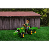 John Deere John Deere Farm Power 12v Kids Ride-On Tractor With Trailer IGOR0050