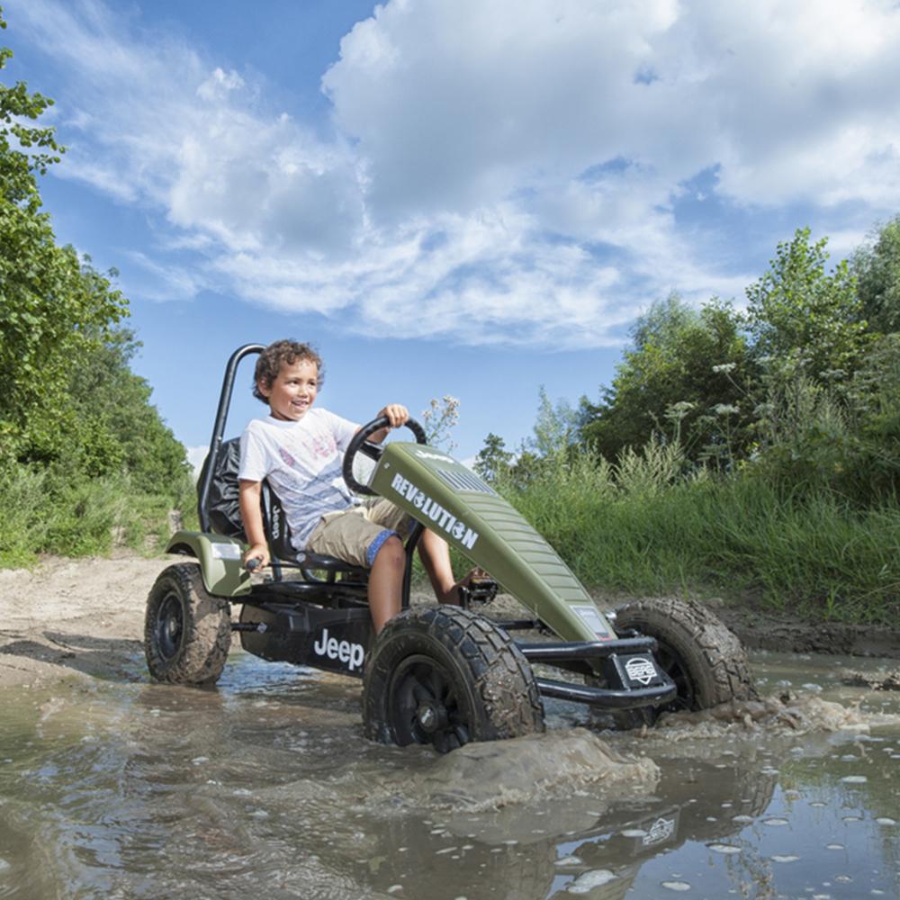 BERG Jeep Revolution - E-BFR Kids Ride On Pedal Go Kart 07.46.04.00