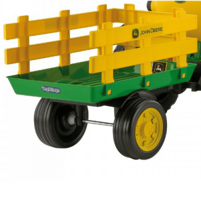 John Deere John Deere Ground Force 12v Kids Ride-On Tractor With Trailer IGOR0039