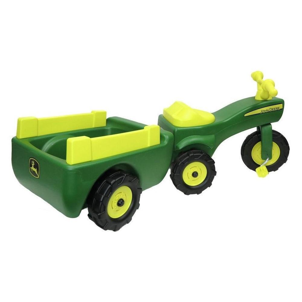 John Deere Kids Ride On Pedal Trike and Trailer Set Kids Car Sales