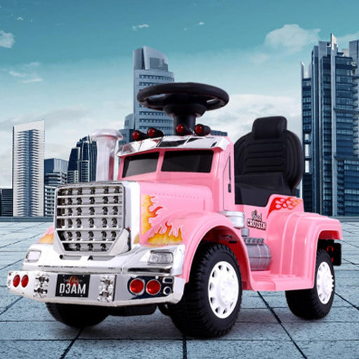 Unbranded Kids Electric Toy Truck 6v Ride-On Kids Car - Pink RCAR-TRUCK-25W-PK
