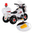 Unbranded Kids Electric 6v White 3-Wheel Ride-On Motorbike RCAR-MBIKE-WH