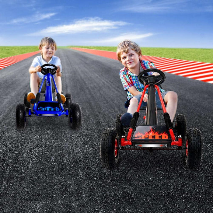 Unbranded Kids Ride On Outdoor Pedal Go Kart in Various Colours
