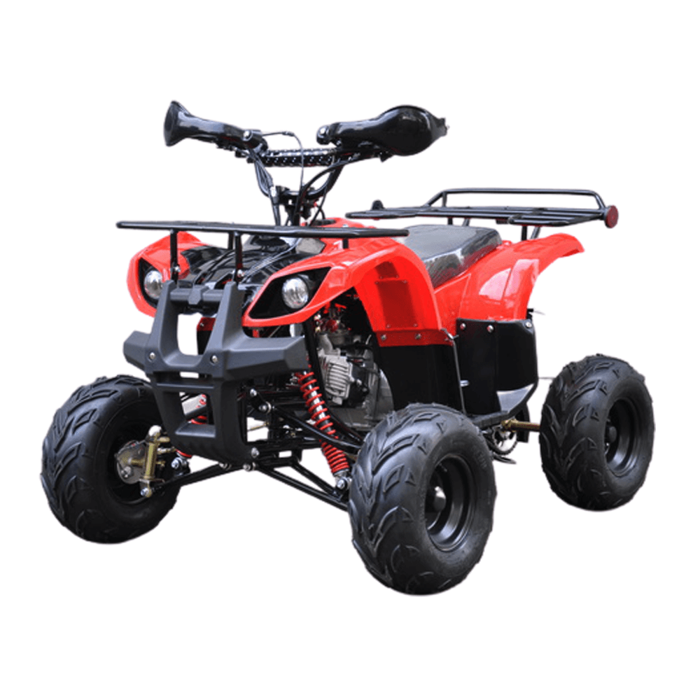 Motoworks Motoworks 125cc Petrol Powered 4-Stroke Farm Kids Quad Bike - Red MOT-125ATV-FA-RED