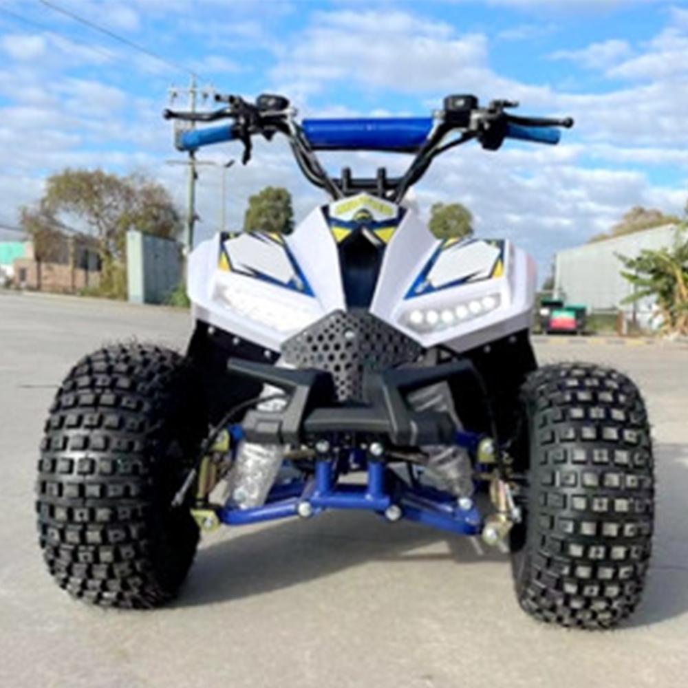 MJM MJM 125cc 1+1 Petrol Powered Kids Sports Quad BIke - Blue MJM-125ATV1+1-SP-BLU