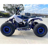 MJM MJM 125cc 1+1 Petrol Powered Kids Sports Quad BIke - Blue MJM-125ATV1+1-SP-BLU