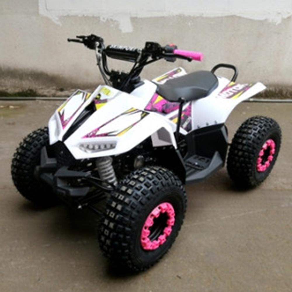 MJM MJM 125cc 1+1 Petrol Powered Kids Sports Quad BIke - Pink MJM-125ATV1+1-SP-PIN