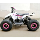 MJM MJM 125cc 1+1 Petrol Powered Kids Sports Quad BIke - Pink MJM-125ATV1+1-SP-PIN