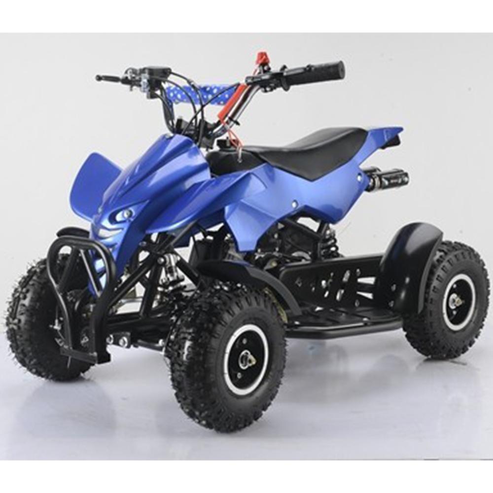 MJM 49cc Petrol Powered 2-Stroke Sports Kids ATV Quad Bike - Blue