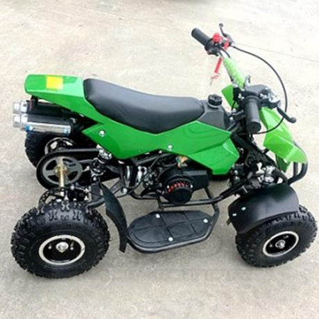 MJM MJM 49cc Petrol Powered 2-Stroke Sports Kids ATV Quad Bike - Green MJM-49ATV-SP-GRE