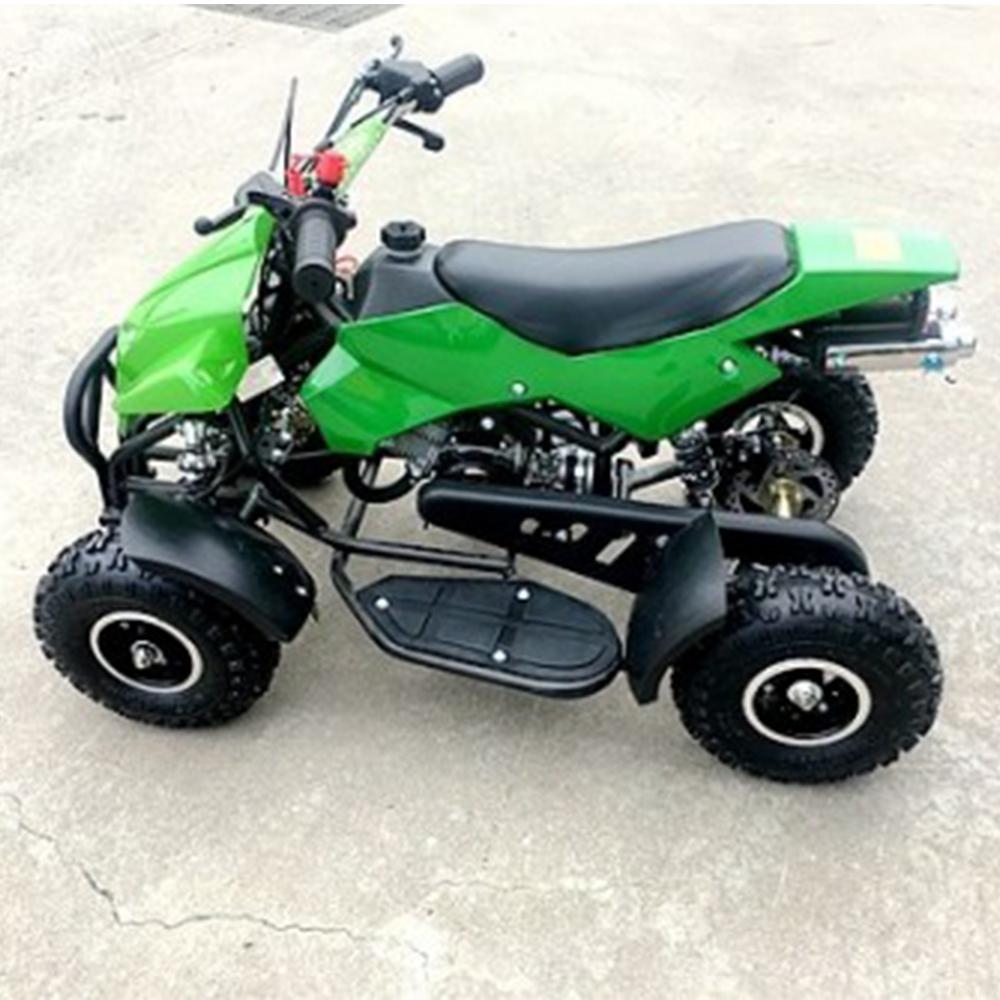 MJM MJM 49cc Petrol Powered 2-Stroke Sports Kids ATV Quad Bike - Green MJM-49ATV-SP-GRE