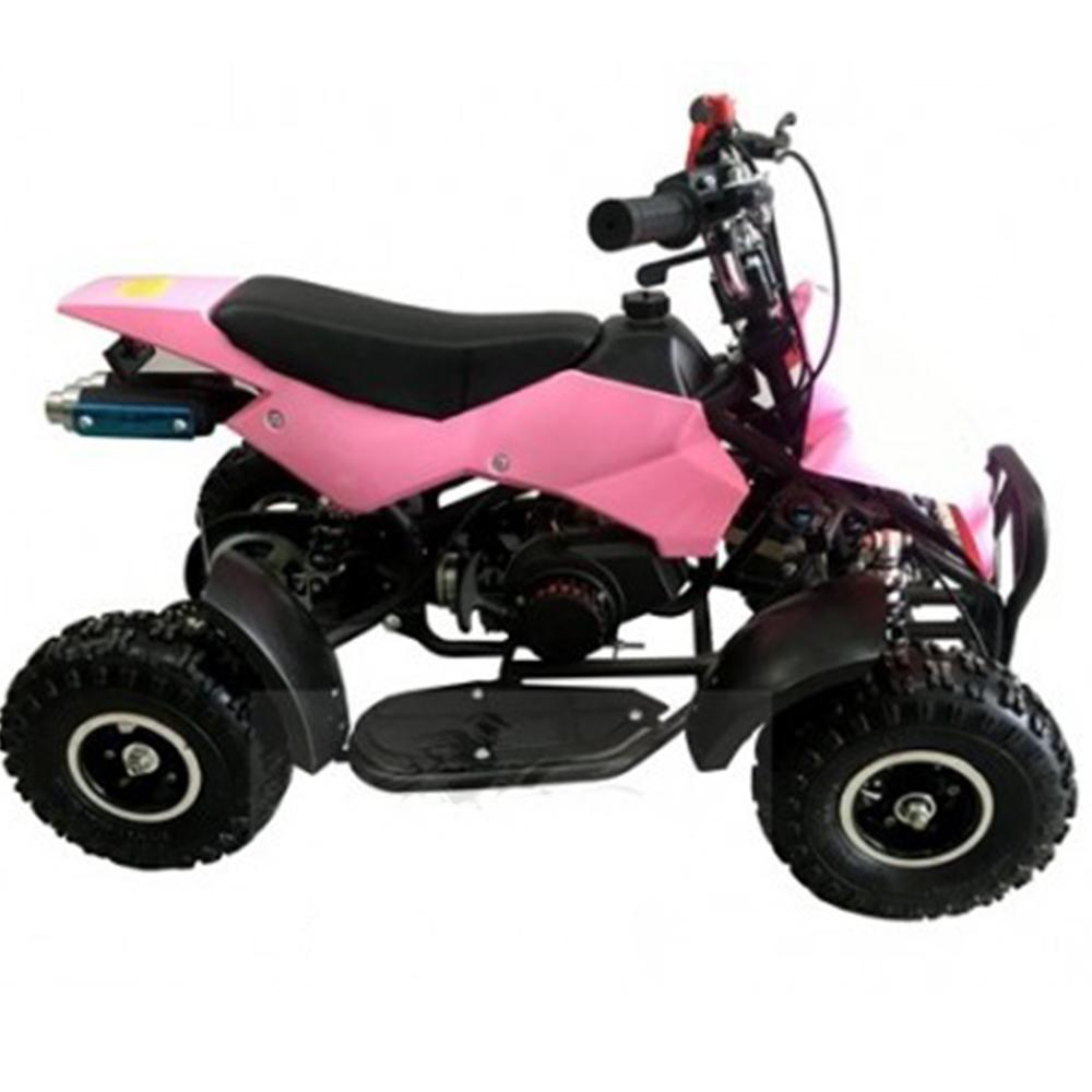 MJM MJM 49cc Petrol Powered 2-Stroke Sports Kids ATV Quad Bike - Pink MJM-49ATV-SP-PIN