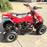 MJM MJM 49cc Petrol Powered 2-Stroke Sports Kids ATV Quad Bike - Red MJM-49ATV-SP-RED