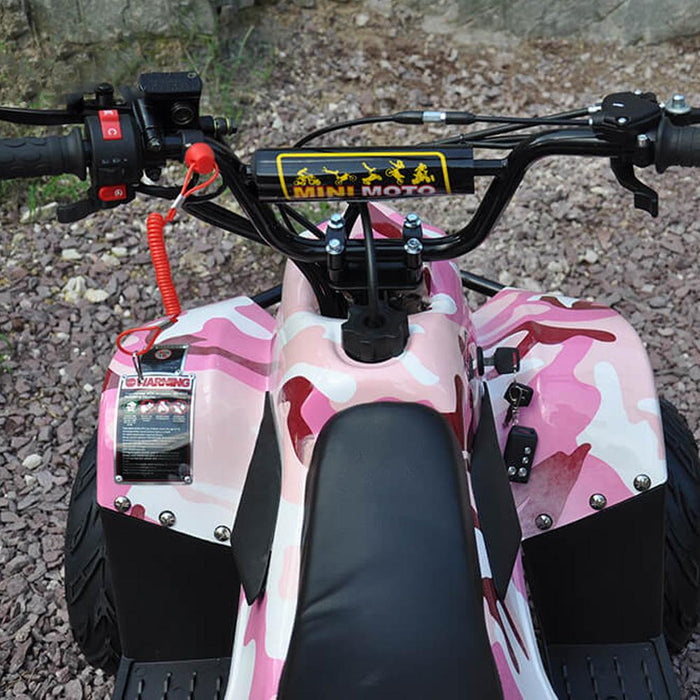 Motoworks Motoworks 110cc Petrol Powered 4-Stroke Sports Kids Quad Bike - Pink MOT-110ATV-SP-PIN