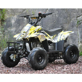 Motoworks Motoworks 110cc Petrol Powered 4-Stroke Sports Kids Quad Bike - Yellow MOT-110ATV-SP-YEL