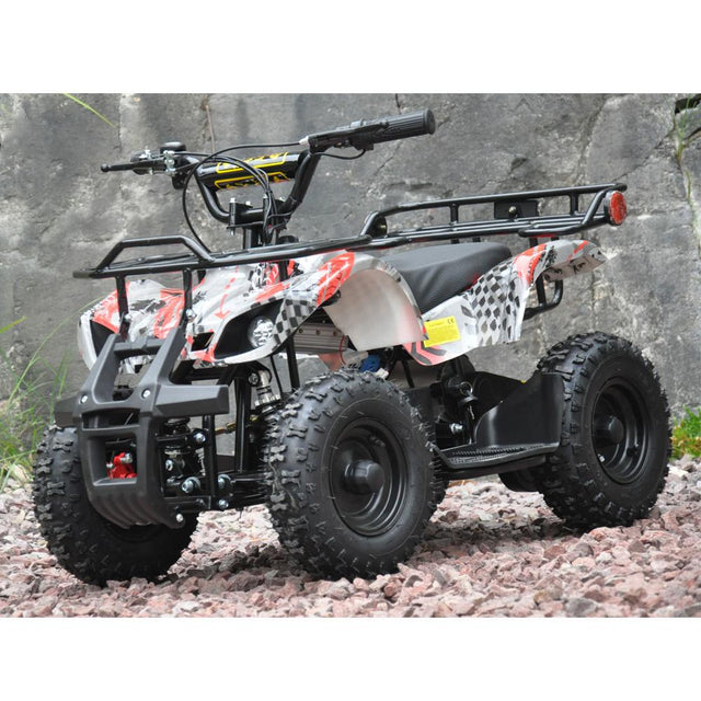 Motoworks Motoworks 500w 36v Electric Farm Brushless Kids Quad Bike - Red MOT-500EATV-FA-RED