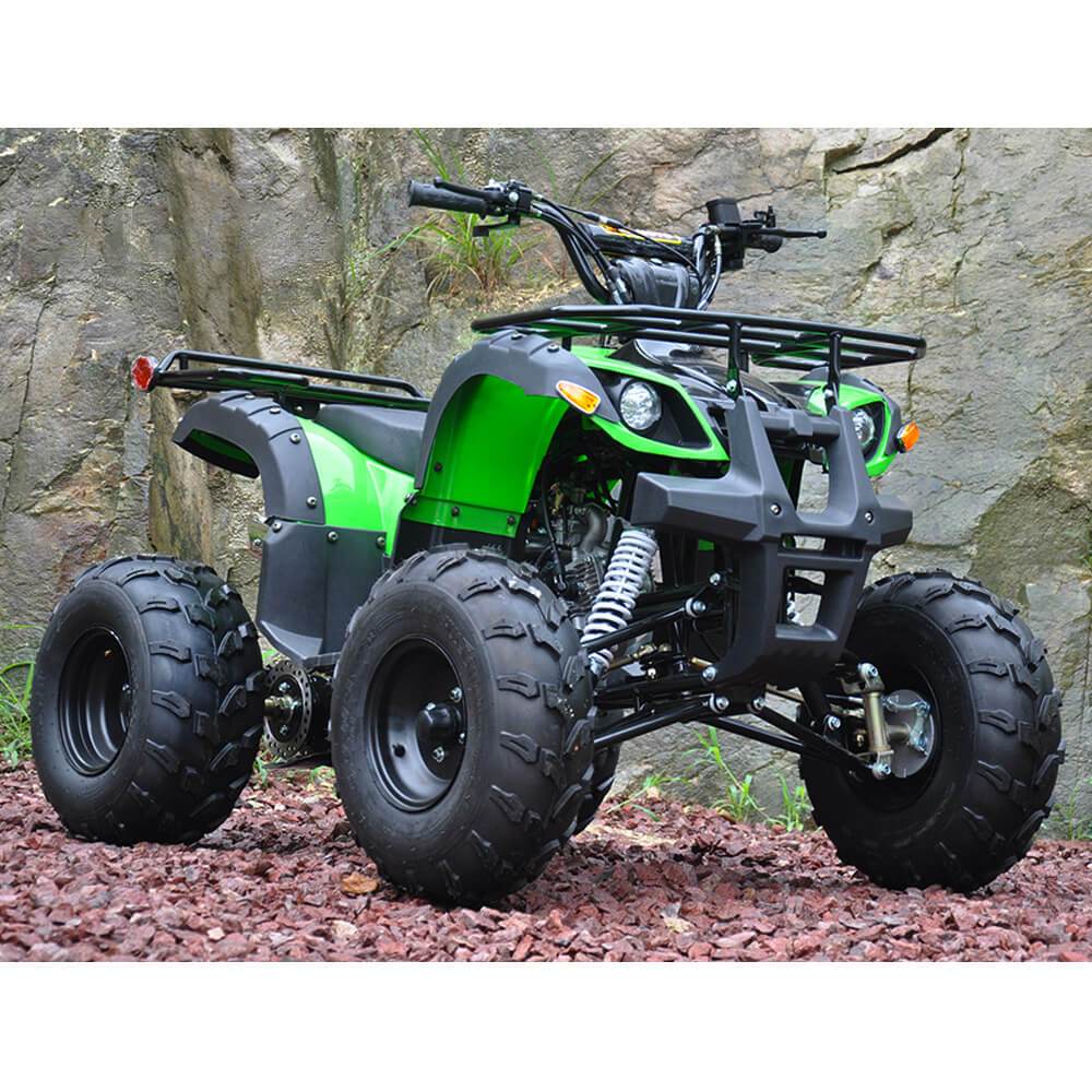 Motoworks Motoworks 125cc Petrol Powered 4-Stroke Farm Kids Quad Bike - Green MOT-125ATV-FA-GRE