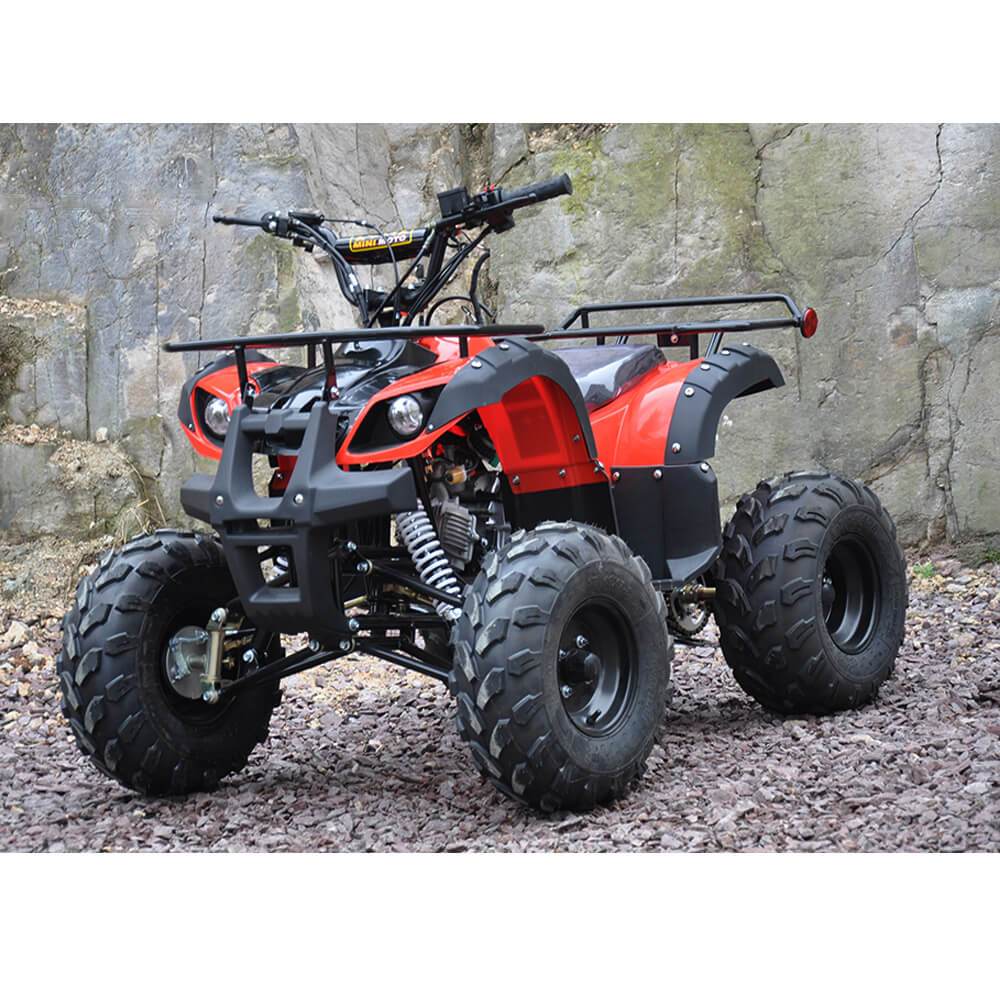 Motoworks Motoworks 125cc Petrol Powered 4-Stroke Farm Kids Quad Bike - Red MOT-125ATV-FA-RED