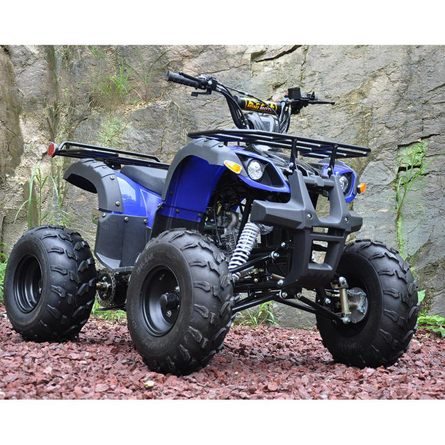 Motoworks Motoworks 125cc Petrol Powered 4-Stroke Farm Kids Quad Bike - Blue MOT-125ATV-FA-BLU