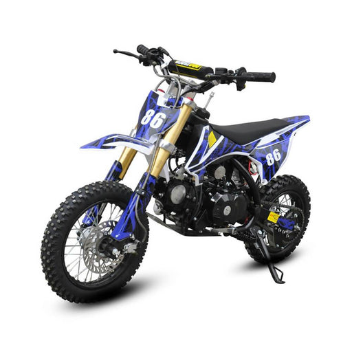 Motoworks Motoworks 90cc Petrol Powered 2-Stroke Kids Dirt Bike - Blue MOT-90DB-BLU