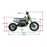 Motoworks Motoworks 90cc Petrol Powered 2-Stroke Kids Dirt Bike - Pink MOT-90DB-PIN