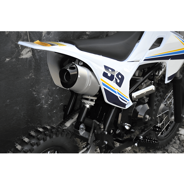 Motoworks Motoworks 50cc Petrol Powered 4-Stroke Kids Dirt Bike - Blue MOT-50DB-BLU