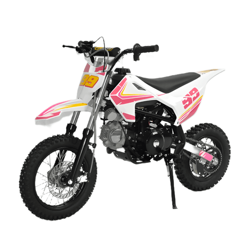 Motoworks 50cc Petrol Powered 4-Stroke Kids Dirt Bike - Pink - Kids Car Sales