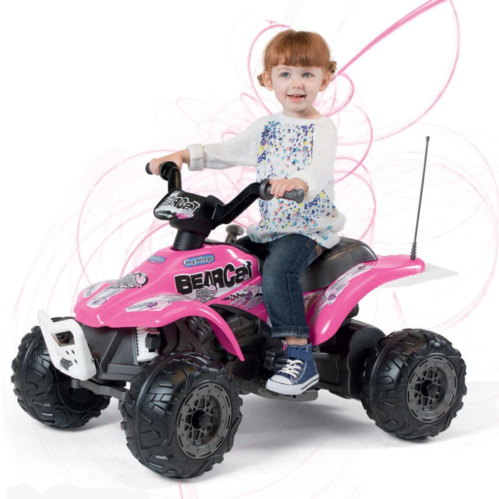 Peg Perego Peg Perego Corral Bearcat Pink 6v Ride-On Kids Quad Bike IGED1166