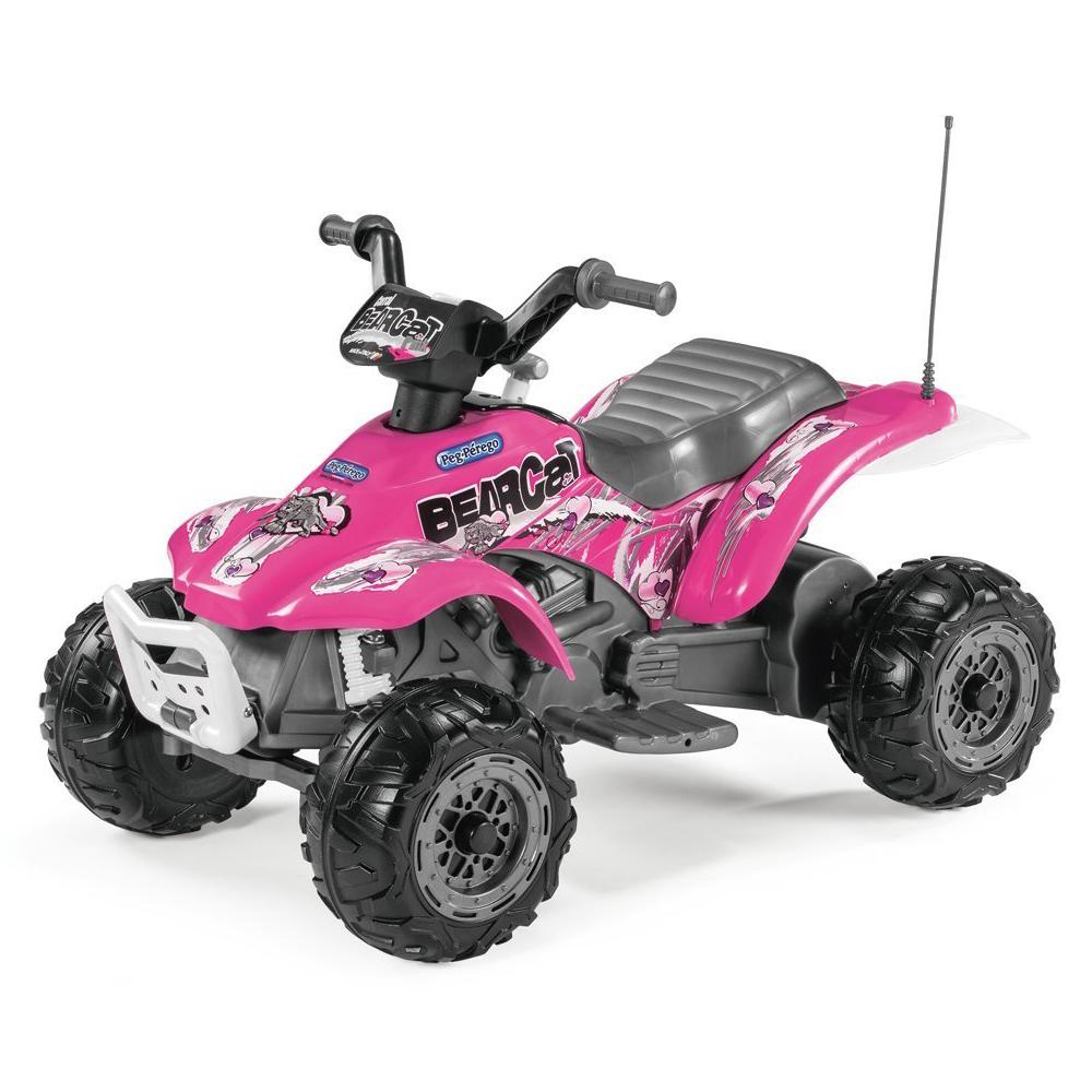 Peg Perego Corral Bearcat Pink 6v Ride-On Kids Quad Bike – Kids Car Sales