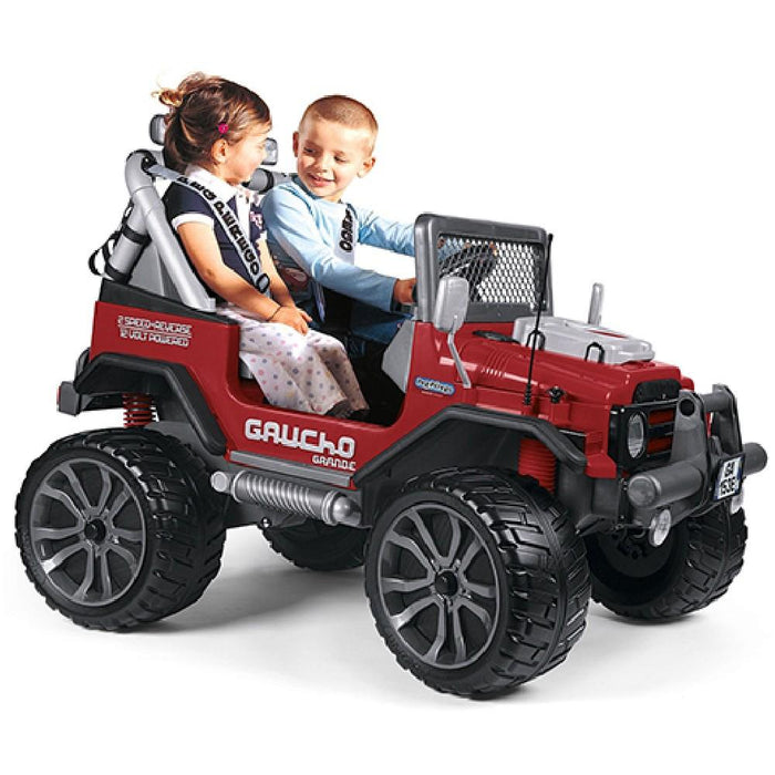 Peg Perego Peg Perego Gaucho Grande 12v Twin Seat Off-Road Kids Car IGOD0098