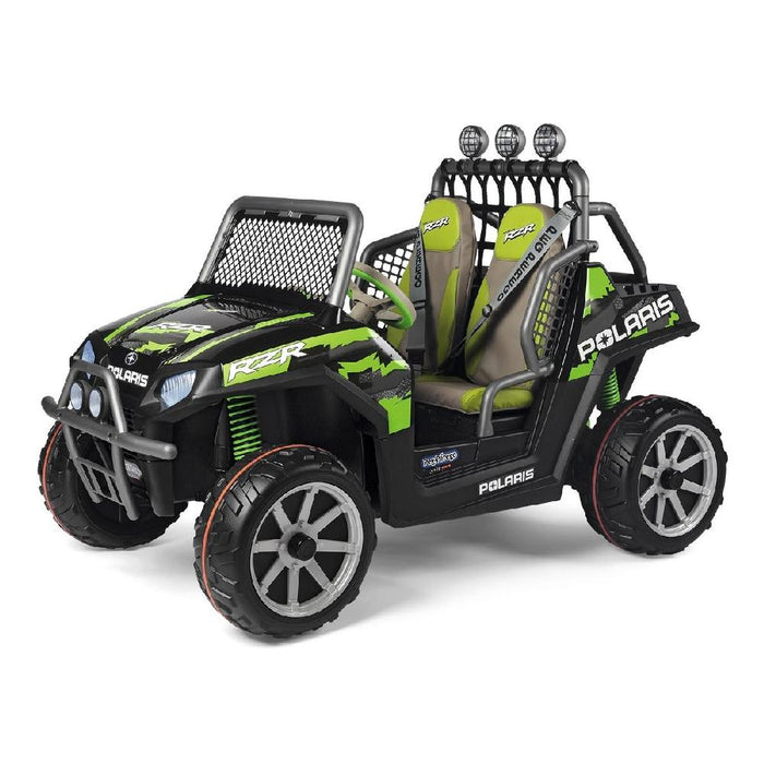 Peg Perego Peg Perego Polaris Ranger RZR Green Shaddow 24v Offroad Kids Car IGOD0534