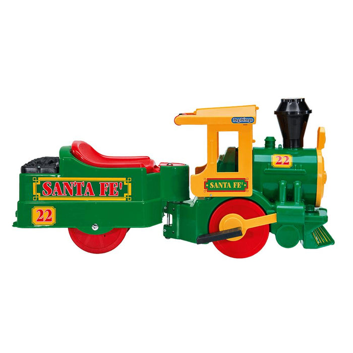 Peg Perego Train Only Peg Perego Santa Fe Express 6v Ride-On Kids Train & Track IGED1071