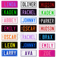 Unbranded 1 x Free Personalised Mini Number Plate for Kids Ride-On Cars (WITH PURCHASE ONLY)