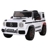 Mercedes Benz AMG G63 Licensed White 12v Ride-On Kids Car