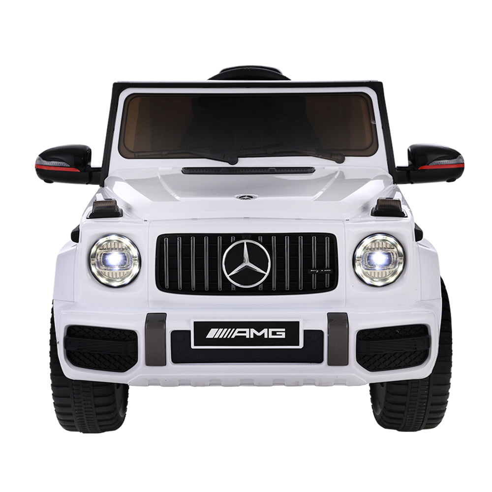 Mercedes Benz AMG G63 Licensed White 12v Ride-On Kids Car