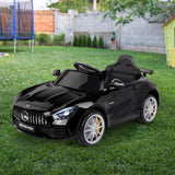 Mercedes-AMG GT R Licensed 12v Kid's Ride-On Car – Black