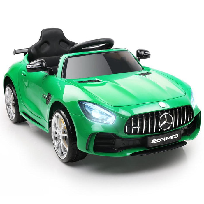 Unbranded Mercedes-AMG GT R Licensed 12v Kid's Ride-On Car – Green DSZ-RCAR-AMGGTR-GN