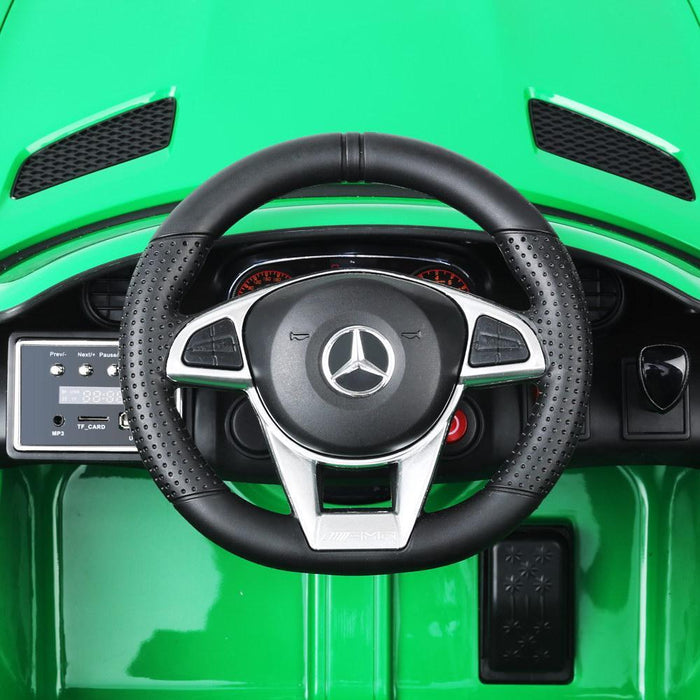 Unbranded Mercedes-AMG GT R Licensed 12v Kid's Ride-On Car – Green DSZ-RCAR-AMGGTR-GN