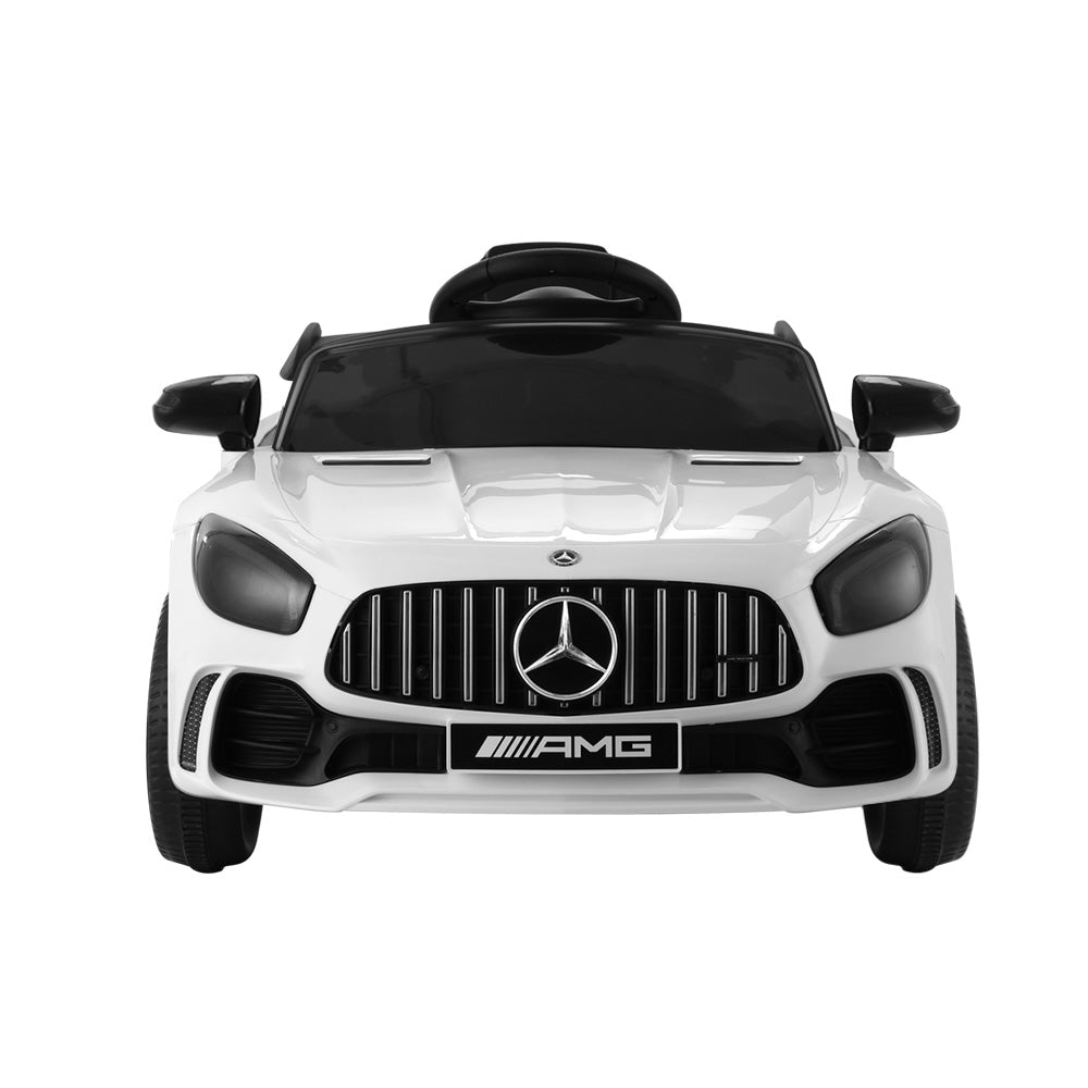 Mercedes-Benz AMG GTR Licensed 12v Electric Kids Ride-On Car - White