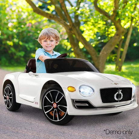 Unbranded Bentley Style XP12 White Inspired 12v Kids Ride-On Car DSZ-RCAR-EXP12-WH