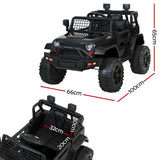 Kids Electric 12v Ride On Jeep with Remote Control - Black