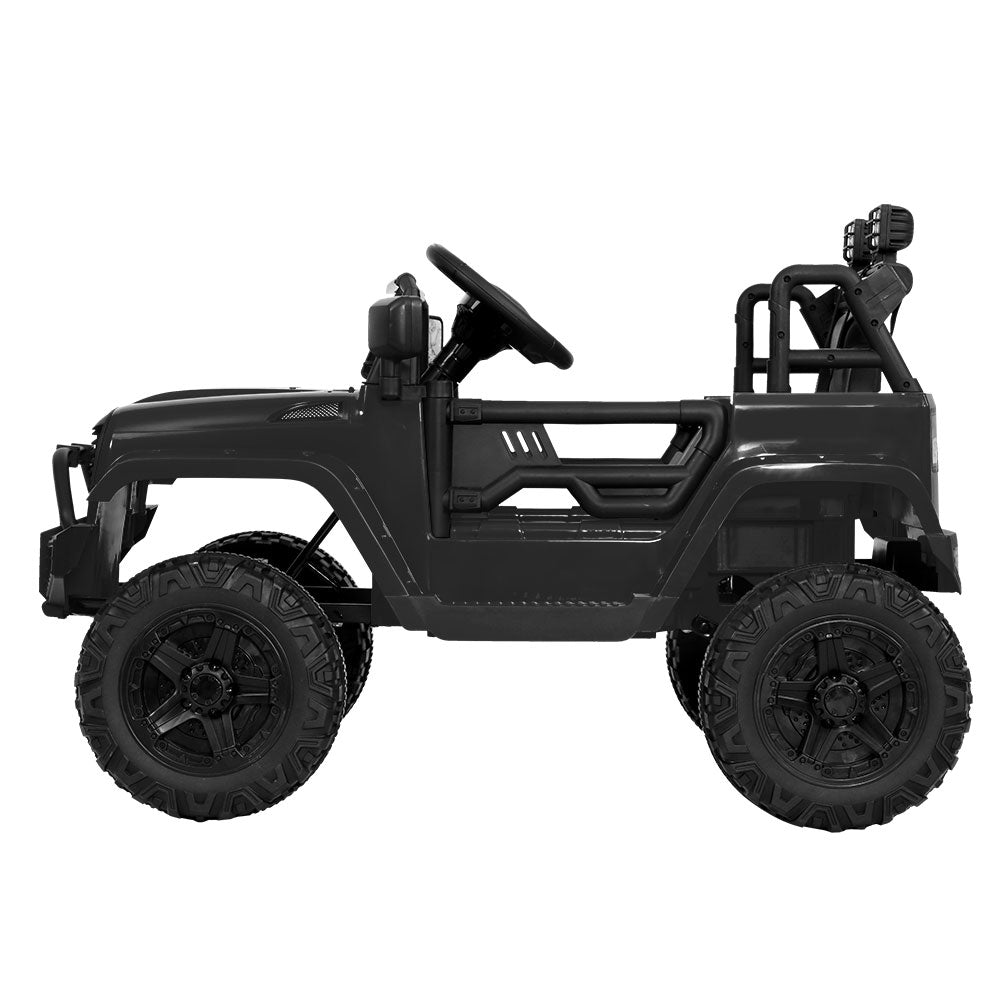 Kids Electric 12v Ride On Jeep with Remote Control - Black