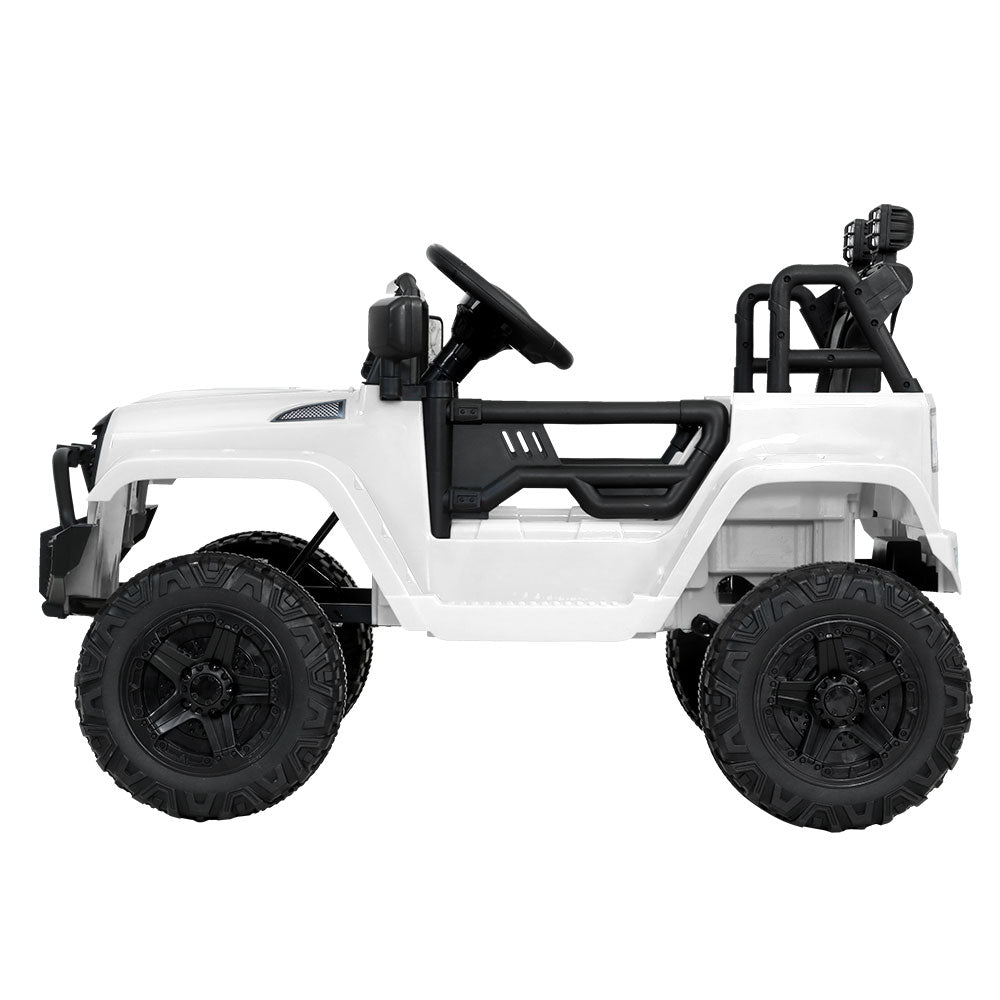 Kids Electric 12v Ride On Jeep with Remote Control - White