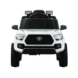 Toyota Tacoma Off Road Jeep 12V Electric Kids Ride On Car - White