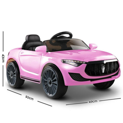 Unbranded Maserati Inspired 12v Kids Ride On Car - Pink DSZ-RCAR-MASRT-S-PK